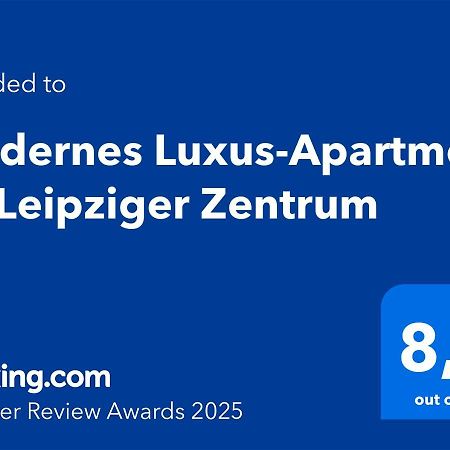 Modernes Luxus-Apartment Im Leipziger Zentrum Eksteriør billede